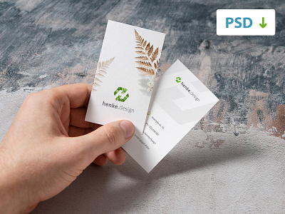 Free Business Card Mockup 4/4