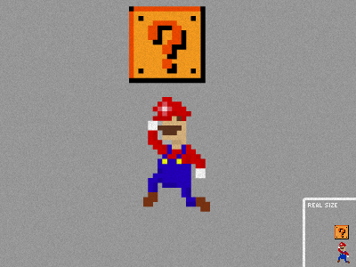 The Plumber illustration mario pixel plumber