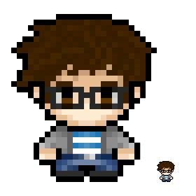 New Me pixel portrait