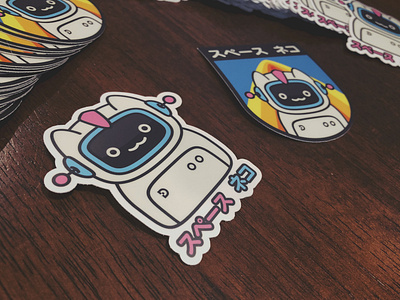 Spacecat Stickers