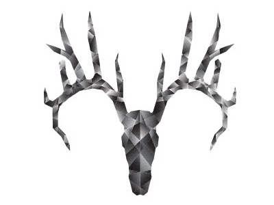 Deer Skull antler deer illustration skull