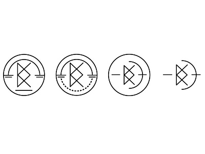 Identity branding identity line logo simple vector