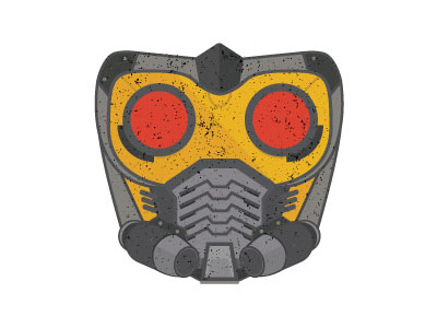 Starlord Mask galaxy grit guardians marvel mask of starlord the vector