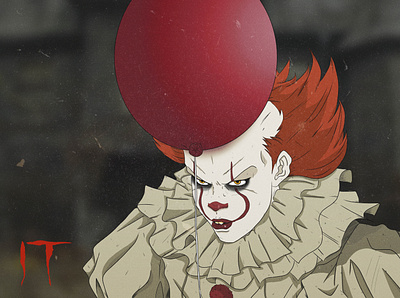 It (Eso) art characters clown color design design art designs draw drawing drawings illustration paint painting typogaphy
