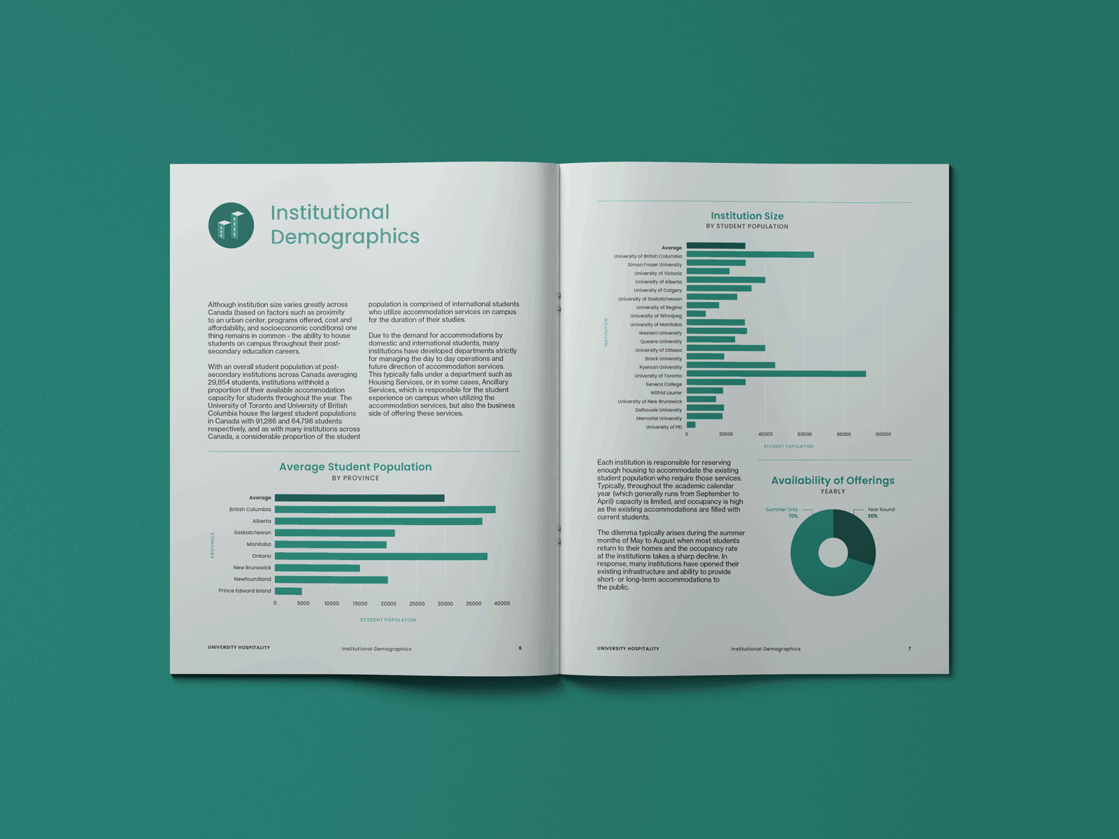 Report Layout & Icons charts graphic icon illustration illustrator indesign layout layout design report typography