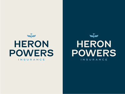 Heron-Powers | Rebrand 1/3 bird brand design brand identity branding branding and identity heron identity identity design logo power