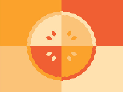 Pi(e) Day 2019 color colour illustration illustrator orange pi pie