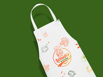 Food Service Branding apron branding design femalebrand foodbrand graphic design illustration kitchen