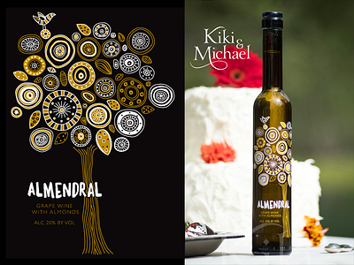 Almendral Dessert Wine Packaging