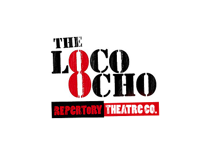 Loco Ocho Repertory Theatre Co logo typography