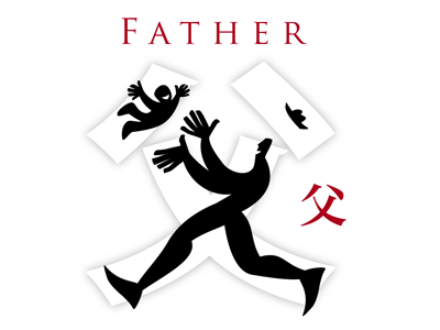 Father - KanjiPictoGraphix father japanese kanji