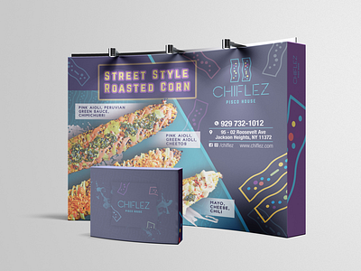 Chiflez stand foods restaurant branding