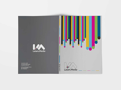 Latam Media branding logo print