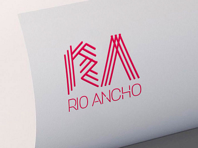 Rio Ancho lettering ligature logo merica monogram pride progress rainbow type typography