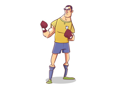 game character design - "soccer player" character design game