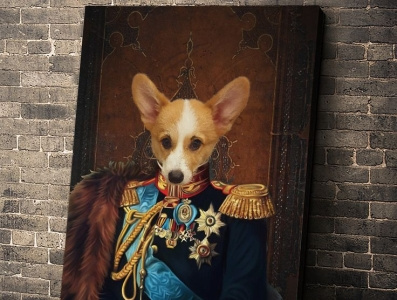 The General Custom Pet Portrait