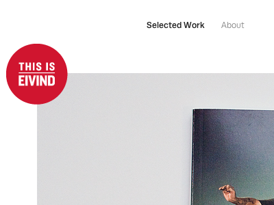 New Portfolio. minimalistic portfolio website