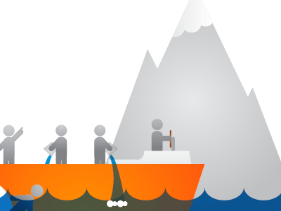 Boat People boat illustration vector