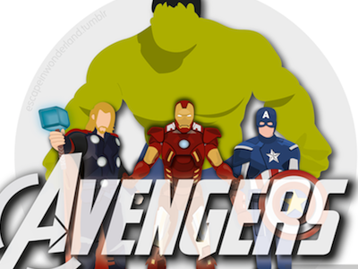 Avengers Illustration avengers graphic design illustration movie superheroes
