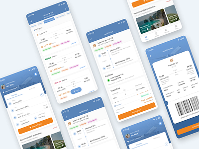 Flight Booking App airplane app app design boarding boarding pass booking booking system flight flight app flight booking mobile app mobile design plane ticket ticket booking transport app travel ui ui design uiux