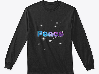 Sparkling Stars & Peace Collection abstract black classic design peaace peace collection sparking stars unisex
