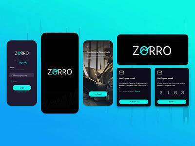 Zorro app ui ux