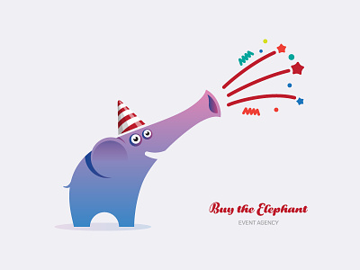Buy the Elephant art brand branding buy buy the elephant elephant event event agency logo mark