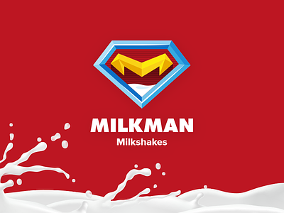 Milkman branding design logo logodesign milk milkman