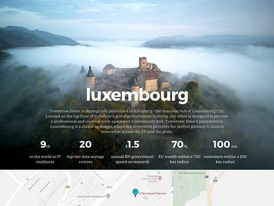 Luxembourg design numbers stats ui web
