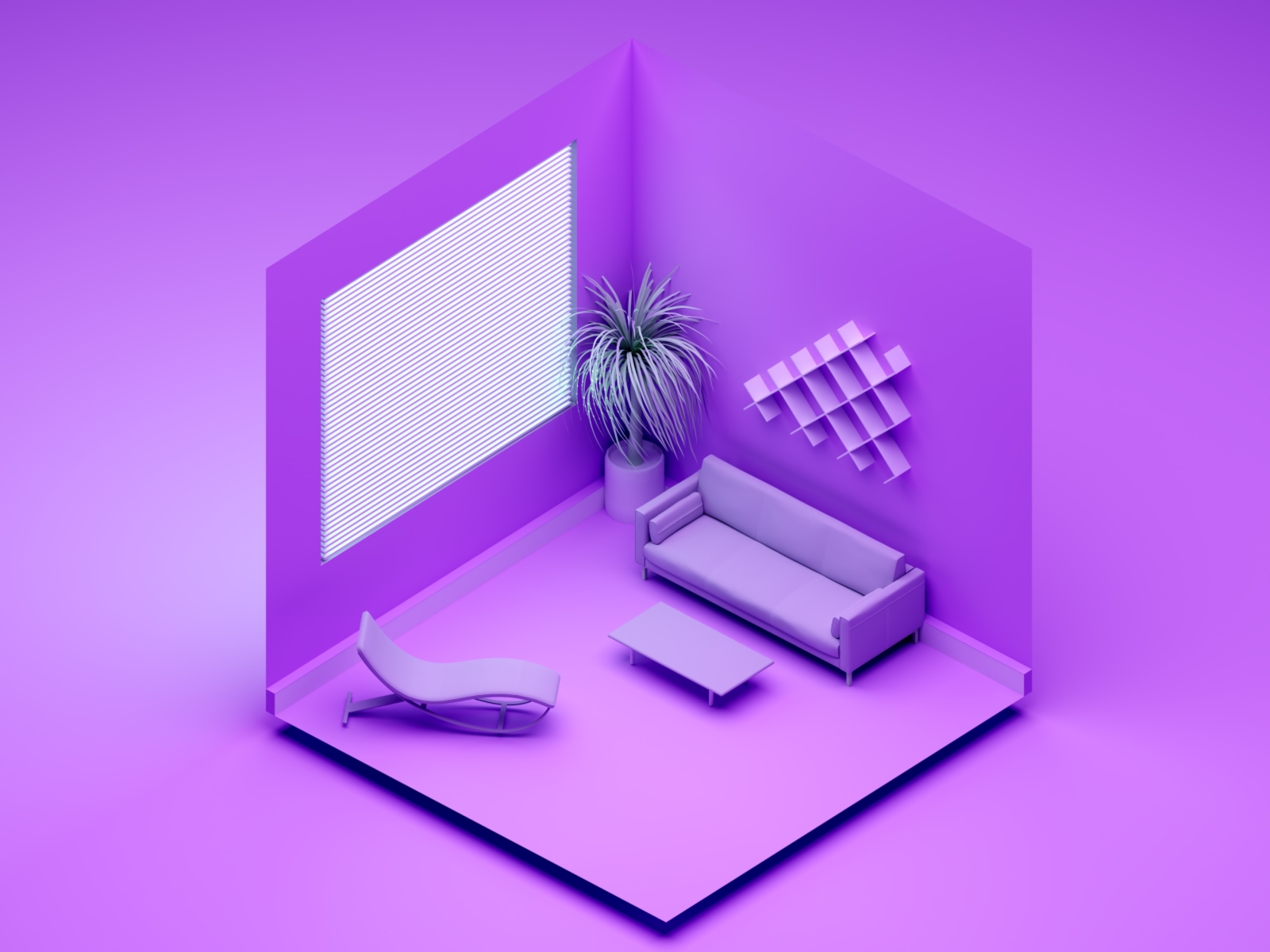 A Purple Living Room By Martian On Dribbble   0ea4555e5df9f87163df7ef00dcc2ba6 