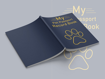 My Per Passport Record Book book cover design