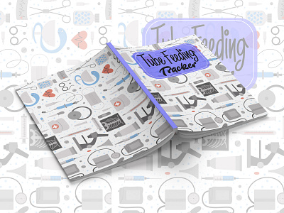 Tube Feeding Tracker Log Book book cover design