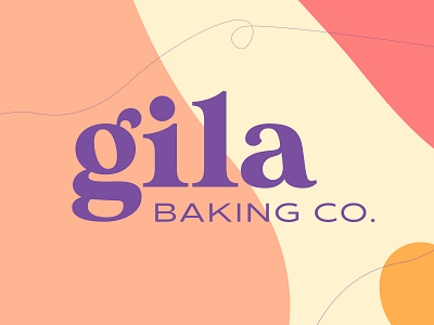 Gila Baking Company baking branding colorful cookies crazy design fun minimal