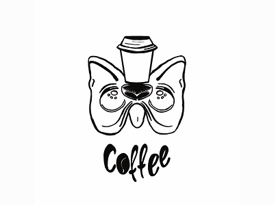 Coffee and dog coffee design dog good illustration logo love