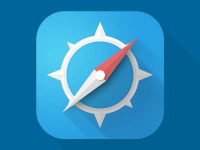 black safari app icon