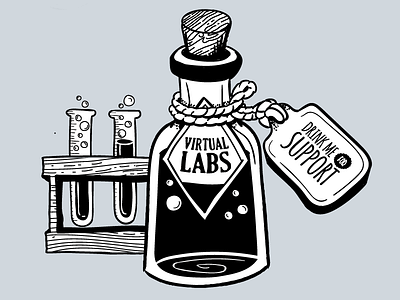 Virtual Labs Illustration