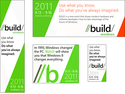 Build Conference Banner Collection