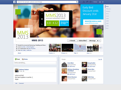 MMS 2013 Digital Banners cover photos design digital banners event marketing facebook microsoft