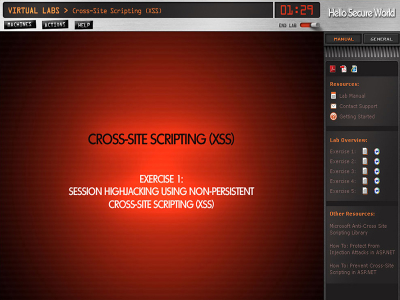 Secure World Webcast Content Screen microsoft internet security atari ui web design web content