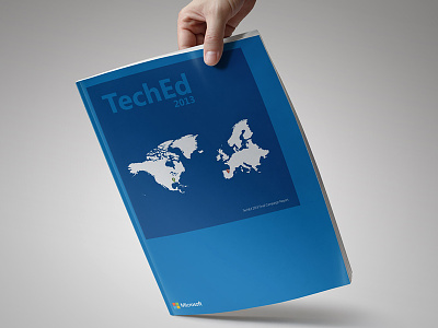 TechEd North America brochure brochure event marketing graphic design microsoft print