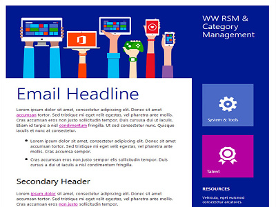 RSM Website Template branding comps microsoft style guide website