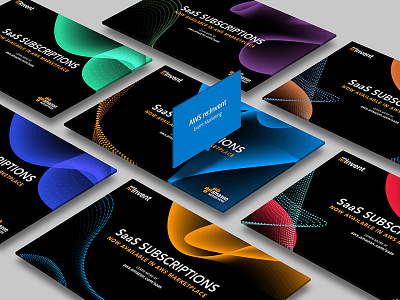 AWS Reinvent Print Collateral aws branding digital ads event marketing graphic design