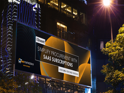 Reinvent Saas Digital Banner aws design digital banners event marketing las vegas