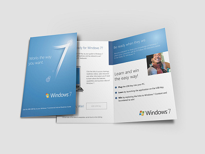 Windows 7 Walk-through branding graphic design print software software windows 7