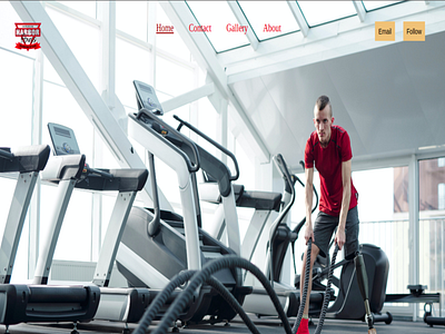 Gym Website Page