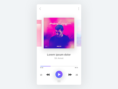 Music Ui design icon music app play icon song ui
