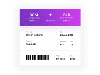 Flight Ticket airline design flight icon ticket ui