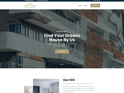 Real Estate Agency Website Design