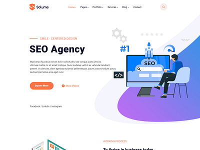 SEO Agency Website Design