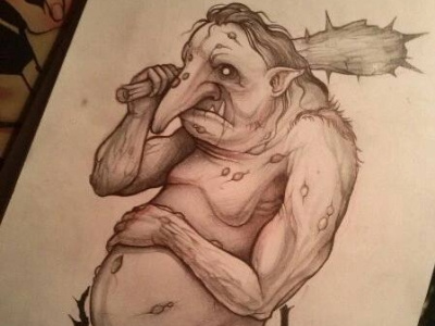do u love Trolls? design illustration tattoo